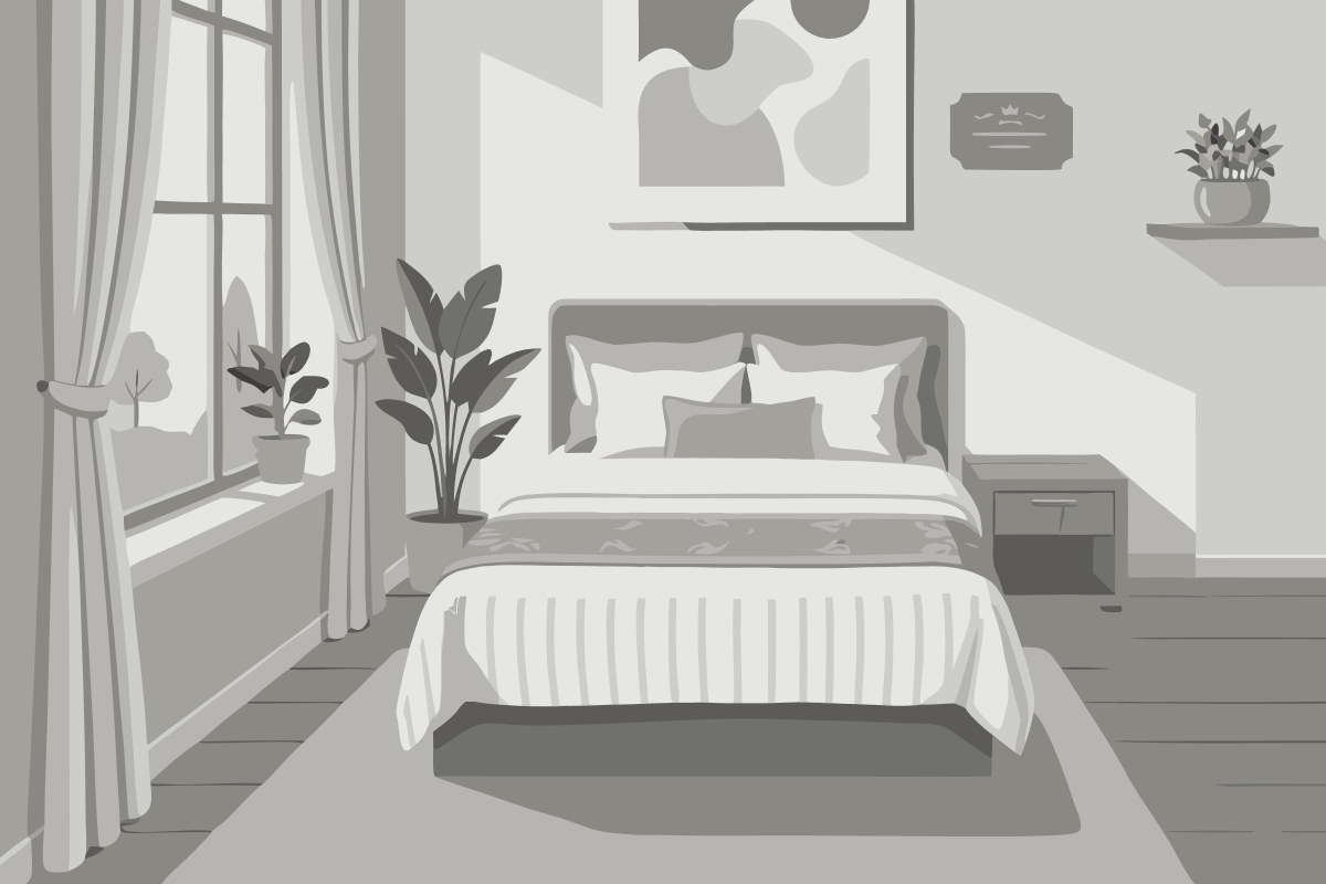 Bed in a Six-Bedroom Room - Female Only